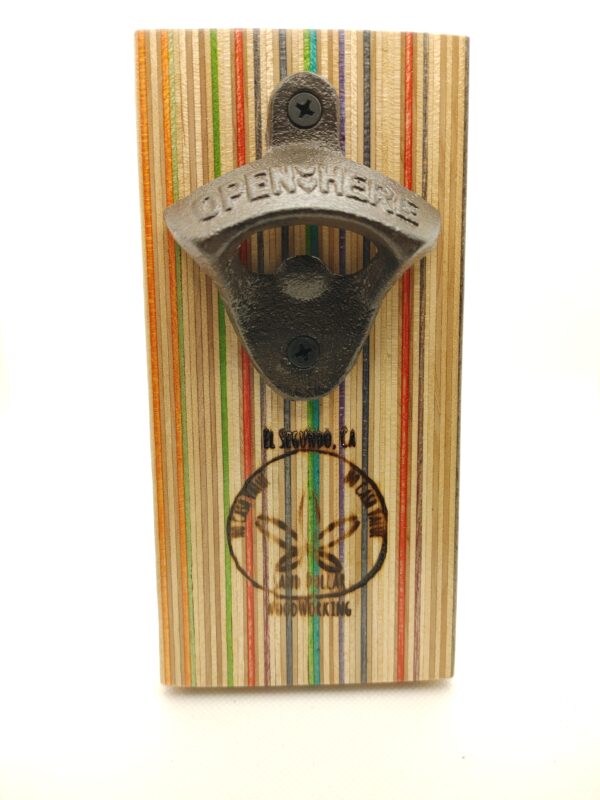 Rainbow Sawdust - Bottle Opener